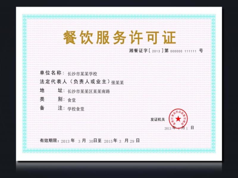 开一家餐饮加盟店，办理餐饮服务许可证的流程是怎样的？